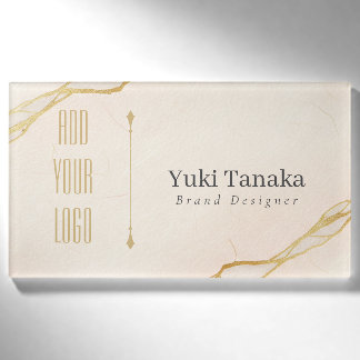 D'identification Minimal Name Badge | Elegant Magnetic Acrylic Name