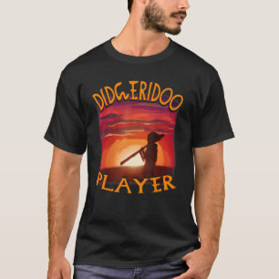 Didgeridoo Player Sunset Didgeridoo Player T-Shirt