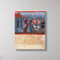 Dido, das ein Opfer bringt, aus dem Vergilius Vati