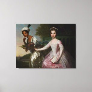 Dido Elizabeth Belle und Lady Murray Leinwanddruck
