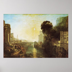Dido Gebäude Carthage Canvas Print Poster