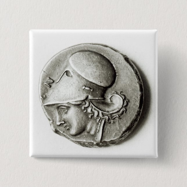 Didrachma von Heracles: entsprechende Button (Vorderseite)