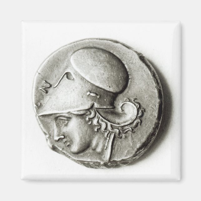 Didrachma von Heracles: obverse Darstellung Athena Magnet (Vorne)