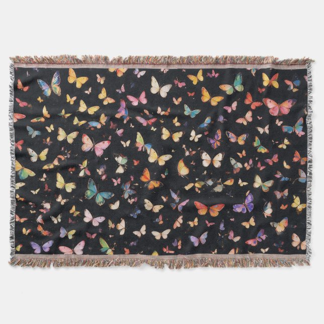 Die 1000 Schmetterlinge Schwarz Decke (Vorderseite)