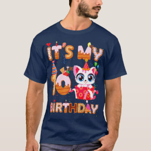 Die 10. Geburtstagskatze von meinem Mädchen Funny T-Shirt