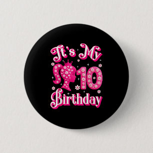 Die 10. Geburtstagsmarinpuppe, die 10 Jahre alt is Button