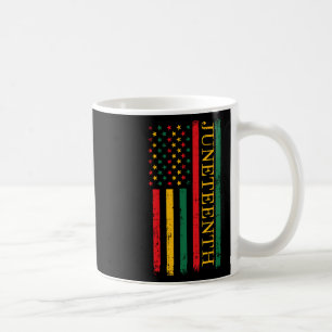 Die 1865 erschienene Frau der Afrikanischen Fahne Kaffeetasse
