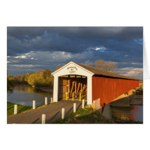 Die 1875 erbaute Medora überdachte Brücke