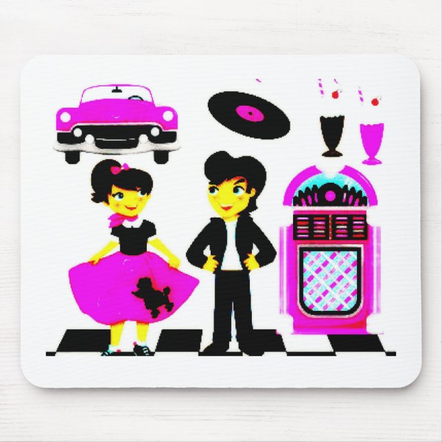 Die 1950er mousepad (Vorne)