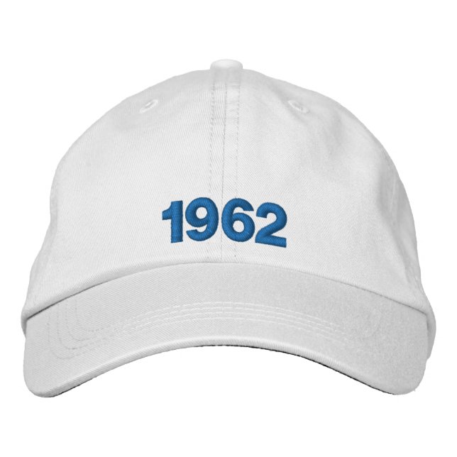 DIE 1960ER JAHRE BESCHÄFTIGTE BASEBALL-GAP BESTICKTE BASEBALLKAPPE (Vorderseite)