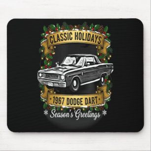 Die 1967 Dodge Dart Clic Holiday Cheer Bekleidung Mousepad