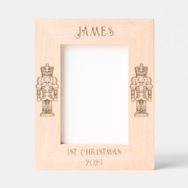 Die 1. Weihnachtszeit des Kindes Geätzte Rahmen