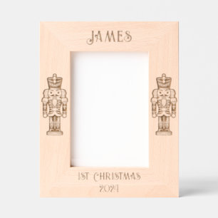 Die 1. Weihnachtszeit des Kindes Geätzte Rahmen