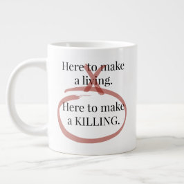 Die 20ox-Kaffee-Tasse kann individuell gestaltet w Jumbo-Tasse