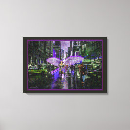 Die 24x16 gestaffelte Leinwand der Kreuzungswache
