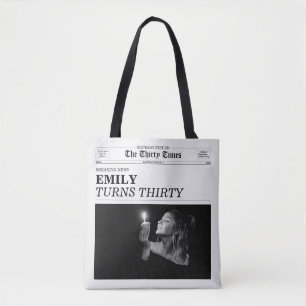 Die 30-Tage-Zeitung 30. Geburtstagsfeier Tasche