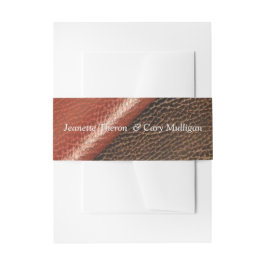 Die 3D Leder Academia Deco & Cards Einladungsbanderole
