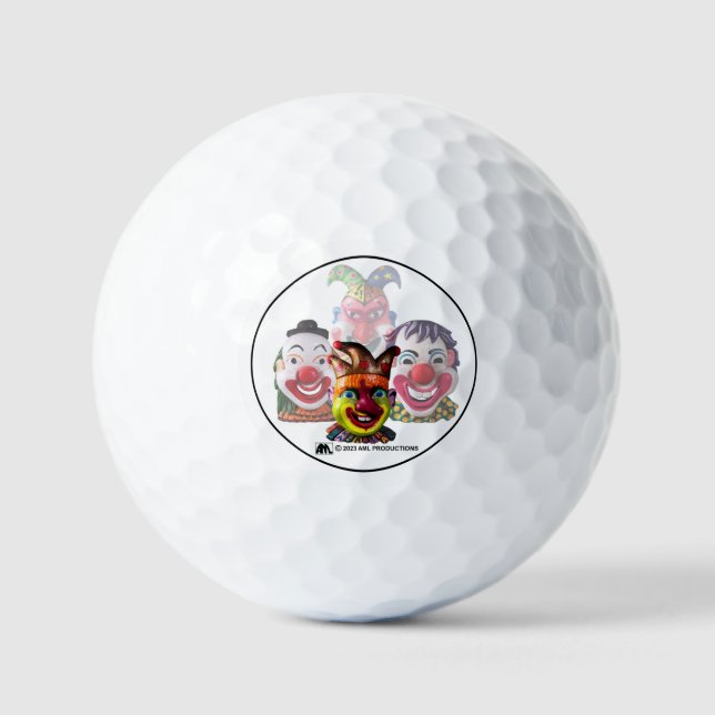 Die 4 CLOWNS Golfball (Vorderseite)