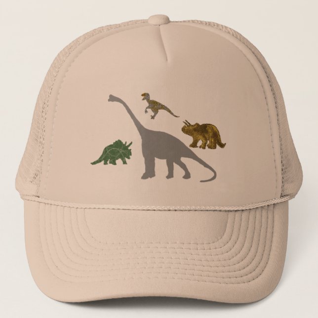 Die 4 Dinos Truckerkappe (Vorderseite)