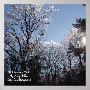 Die 4 Jahreszeiten - Winterposter Poster