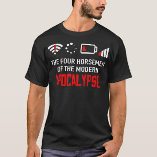 Die 4 Reiter Der Modernen Apokalypse Geeky T-Shirt
