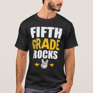 Die 5. Klasse rockt Zurück zur Schule Musiklehre T-Shirt