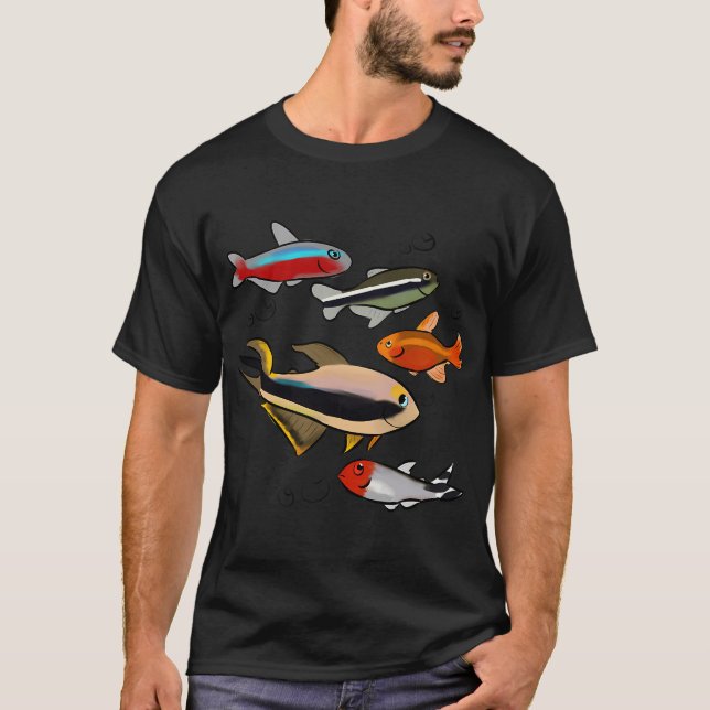 Die 5 Tetras T-Shirt (Vorderseite)