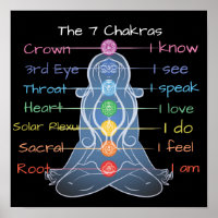 Die 7 Chakras 12x12"