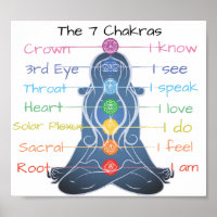 Die 7 Chakras 8x7"