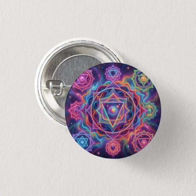 Die 7 Chakren´10 Button (Vorne & Hinten)