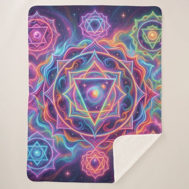 Die 7 Chakren´10 Sherpadecke (Vorderseite)