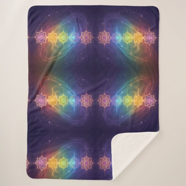 Die 7 Chakren´11 Sherpadecke (Vorderseite)