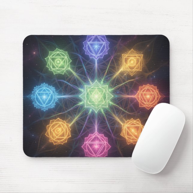 Die 7 Chakren´4 Mousepad (Mit Mouse)