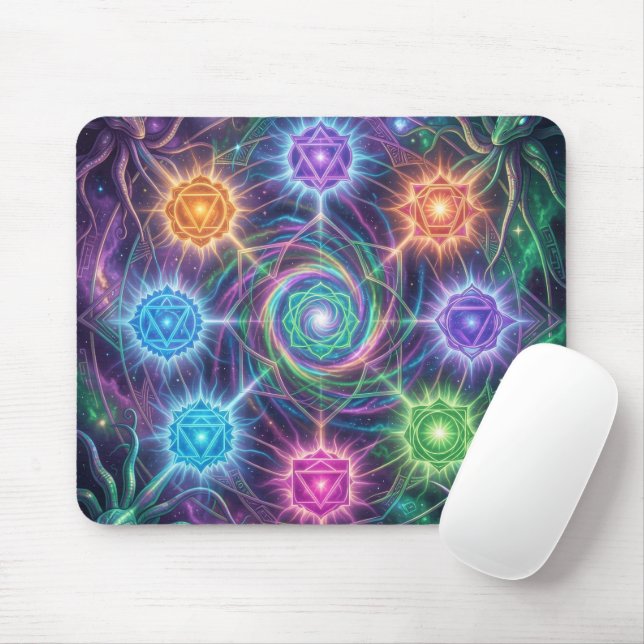 Die 7 Chakren´5 Mousepad (Mit Mouse)