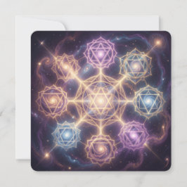 Die 7 Chakren´7 Feiertagskarte