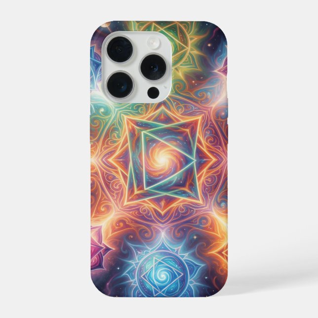Die 7 Chakren´8 iPhone 15 Pro Hülle (Rückseite)