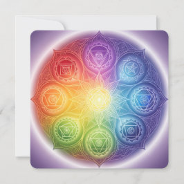 Die 7 Chakren´9 Feiertagskarte