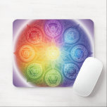 Die 7 Chakren´9 Mousepad<br><div class="desc">Die 7 Chakren sind Energiezentren entlang der Wirbelsäule,  die verschiedene Lebensbereiche beeinflussen – von Sicherheit und Kreativität über Selbstbewusstsein und Liebe bis hin zu Kommunikation,  Intuition und Spiritualität. Im Gleichgewicht fördern sie Harmonie,  innere Kraft und ganzheitliches Wohlbefinden.</div>