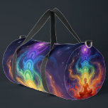 Die 7 Chakren Duffle Bag<br><div class="desc">Die 7 Chakren sind Energiezentren entlang der Wirbelsäule,  die verschiedene Lebensbereiche beeinflussen – von Sicherheit und Kreativität über Selbstbewusstsein und Liebe bis hin zu Kommunikation,  Intuition und Spiritualität. Im Gleichgewicht fördern sie Harmonie,  innere Kraft und ganzheitliches Wohlbefinden.</div>