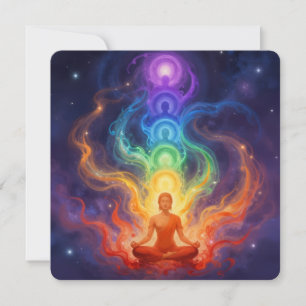 Die 7 Chakren Feiertagskarte