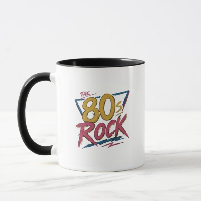 Die 80er Rock - Retro Tasse (Links)