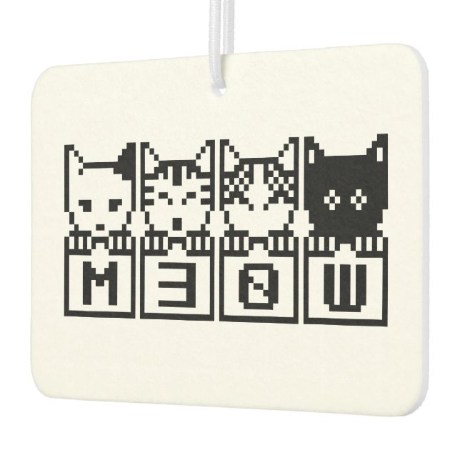 DIE 8-BIT-KATZEN M30 W AUTOLUFTERFRISCHER (Links)