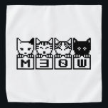 DIE 8-BIT-KATZEN M30 W HALSTUCH<br><div class="desc">MEOW MEOW MEOW Globe Trotters ist auf die Idiosynkratie von überall auf der Welt spezialisiert. Hier finden Sie einzigartige Grußkarten,  Postkarten,  Poster,  Mousepads und mehr.</div>