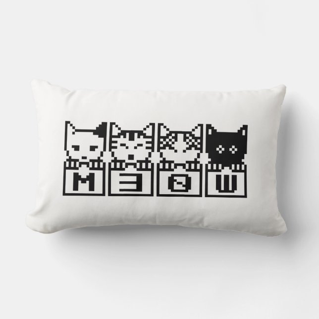 DIE 8-BIT-KATZEN M30 W LENDENKISSEN (Vorderseite)