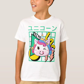 Die 90er Jahre Kawaii Unicorn T-Shirt