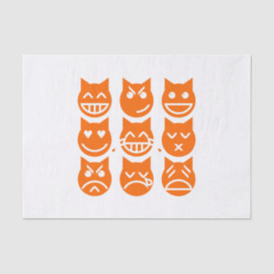 Die 9 Leben der Emoji-Katze Seidenpapier