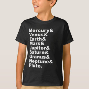 Die 9 Planeten des Sonnensystems (vor 2006) T-Shirt