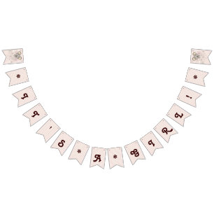 Die A Girl - Baby Dusche Niedlich Koala Rosa Strei Wimpelkette