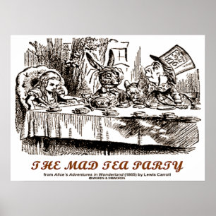 Die Abenteuer des Mad Tea Party Alice im Wunderlan Poster