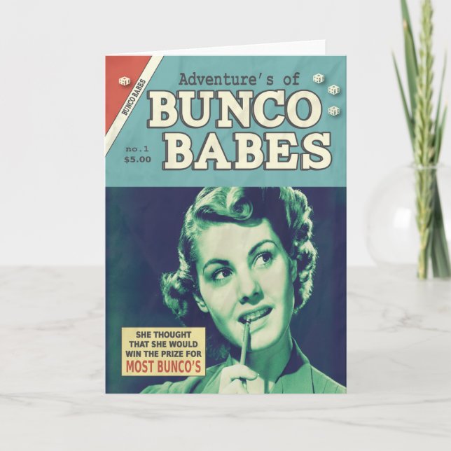 Die Abenteuer von Bunco Babes Karte (Vorderseite)